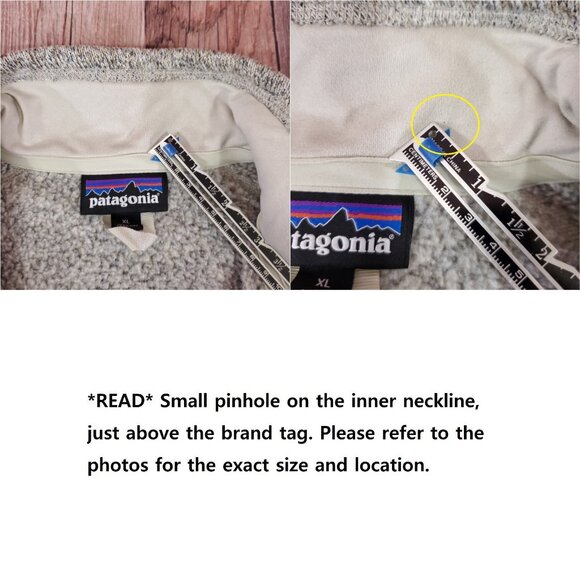 *READ* Patagonia Womens XL Better Sweater Jacket Full Zip Fleece Oatmeal 25542 - Picture 2 of 14